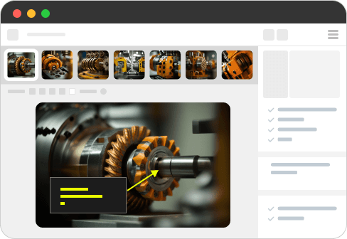 VKS digital work instruction interface showing main dashboard