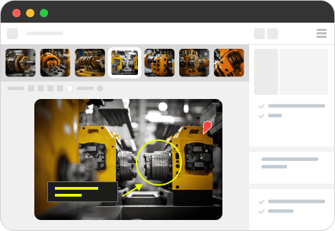 VKS digital work instruction interface showing training module