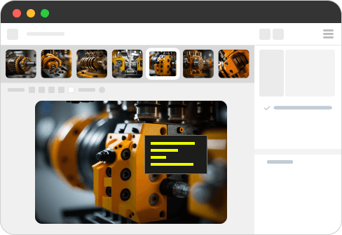 VKS digital work instruction interface showing data analytics view
