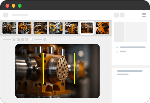 VKS digital work instruction interface showing process management screen