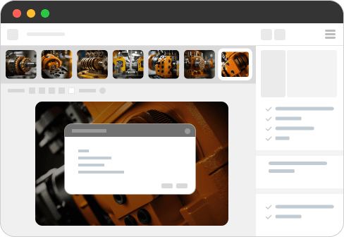VKS digital work instruction interface showing workflow optimization tools