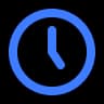 Clock icon representing increased productivity with right information at right time