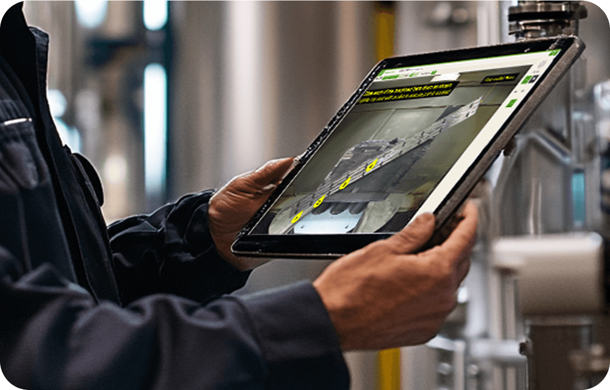 vks app displayed on a laptop