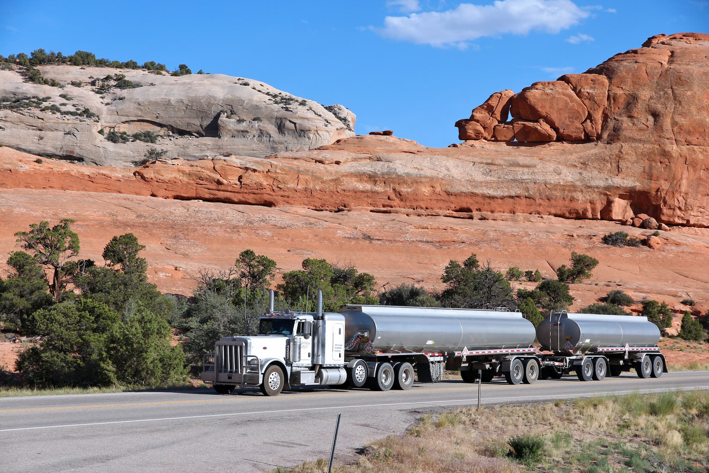 long-haul truck driving in North America