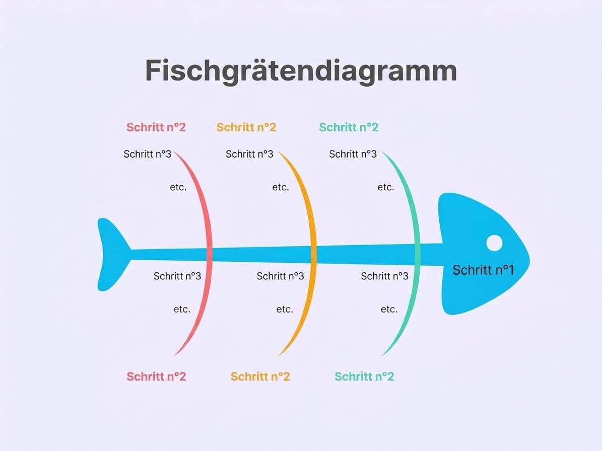 Fischgräten-Diagramm mit Anleitung