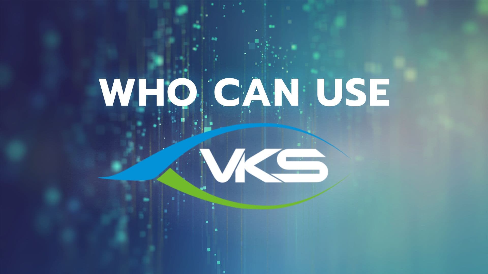 vks logo and some text