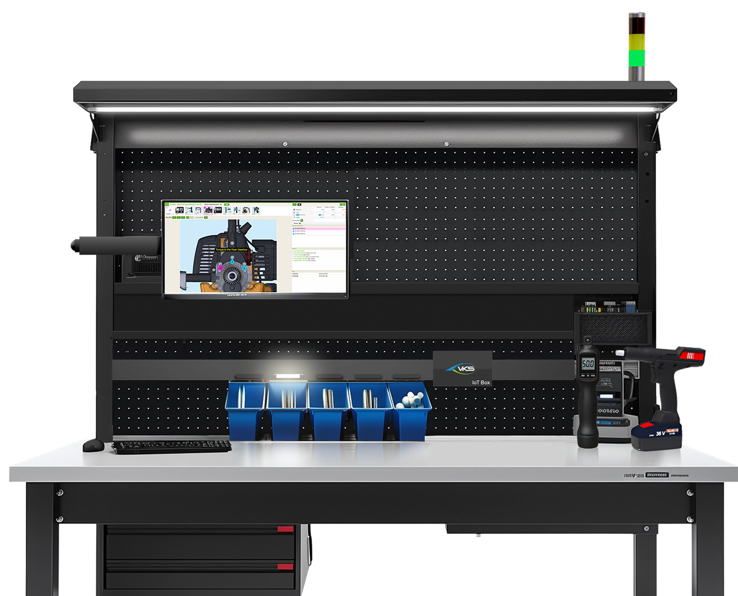 VKS Edge interface showing tool integration and data connectivity