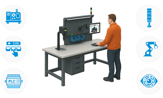 VKS IO Connect interface linking physical and digital devices