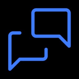 Feedback comment icon representing integrated feedback from operators