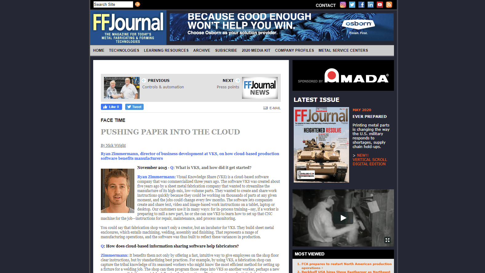 Press article image