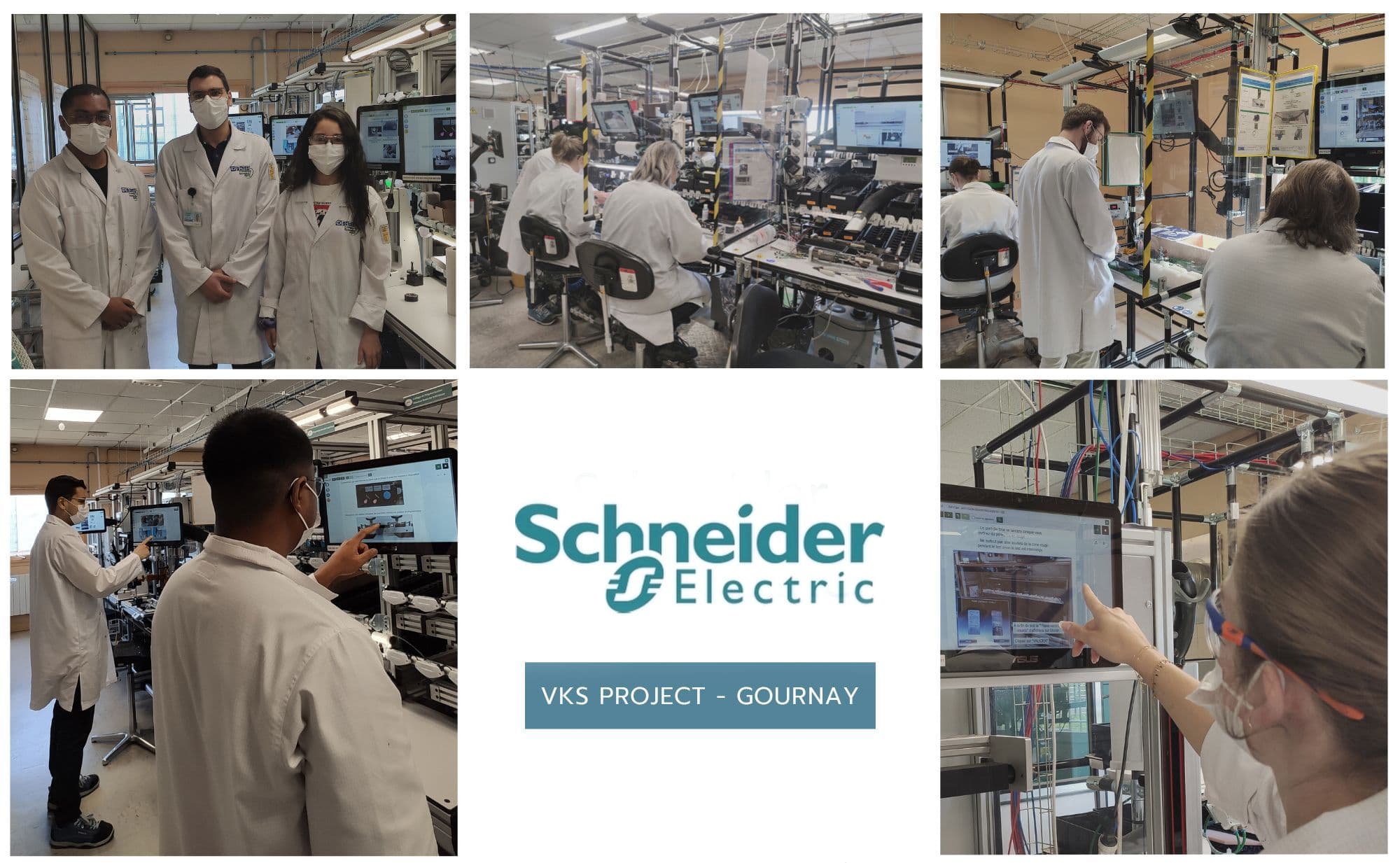 Scheneider electric lab and logo