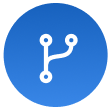 Icon showing wide-range device integrations via VKS